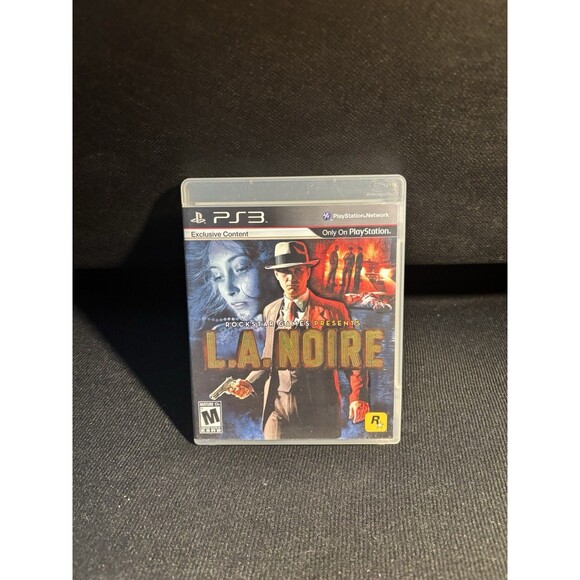 L.A. Noire PS3 Complete Case Disc Manual Tested Working Rockstar Detective Game - Picture 1 of 3